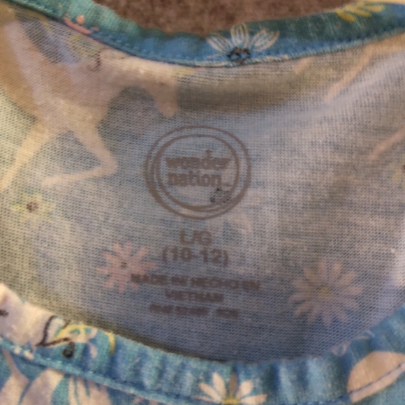 Blue with white 🦄 unicorns size 10-12 - Picture 3 of 4